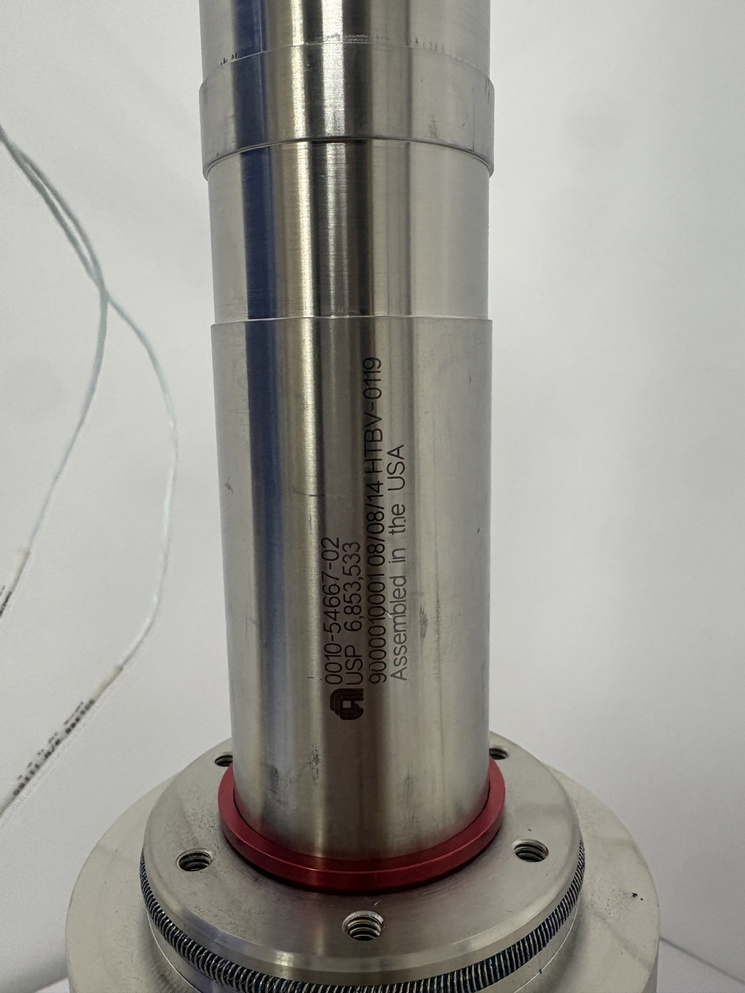 AMAT 0010-54667 Unit 2 shaft label 0010-54667-02 HTBV-0119